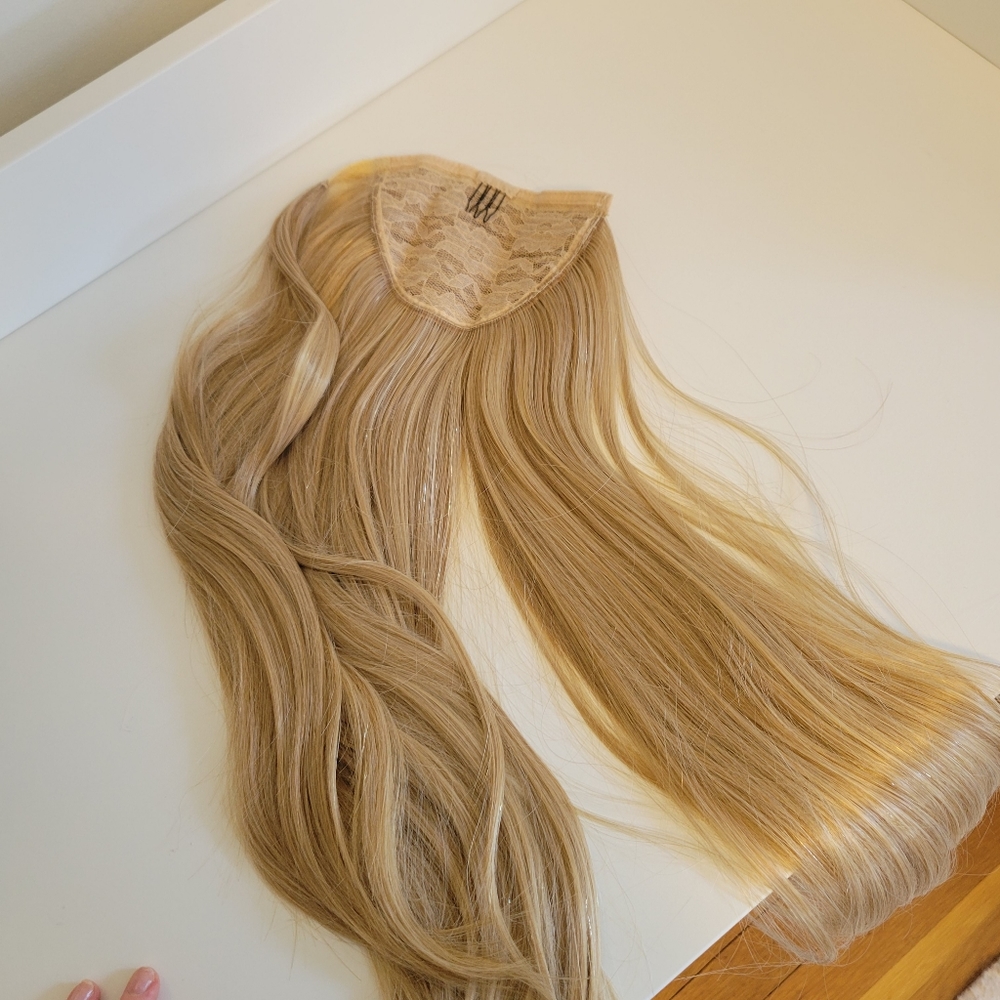 Bellami dirty blonde wrap ponytail